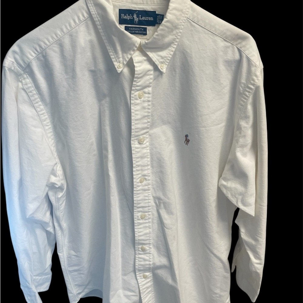 Ralph Lauren Classic White Button Down Shirt